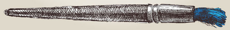 我从没学过画画