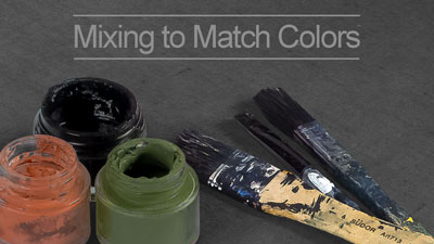 混合以匹配颜色