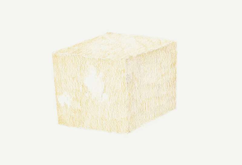 用彩色铅笔将基本颜色分层