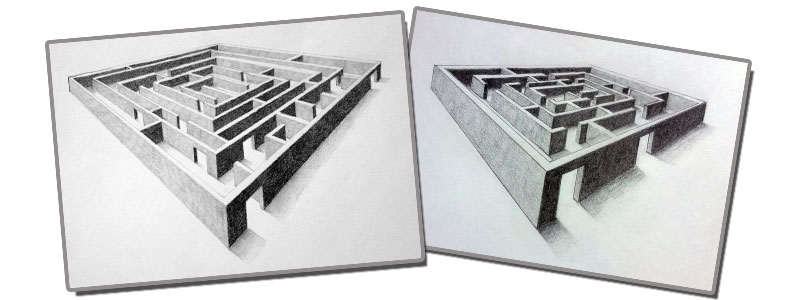3 d迷宫图纸