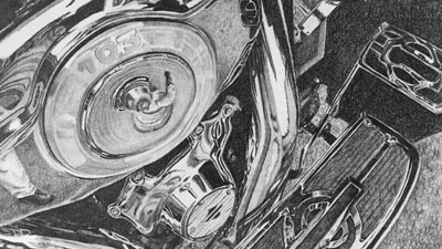 如何用铅笔绘制反射表面