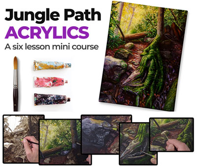 丛林路径与丙烯酸树脂