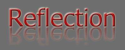 文本反射——Adobe Photoshop