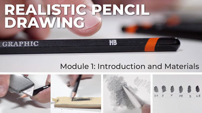 现实铅笔画-介绍和材料