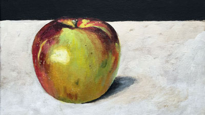 丙烯绘画技术-苹果