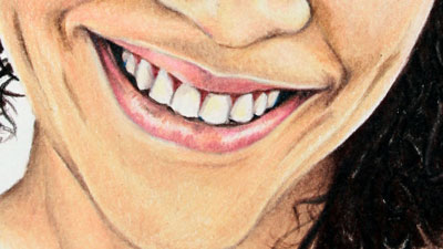 彩色铅笔课程-画嘴巴