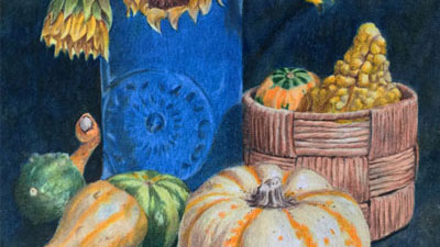 彩色铅笔静物课程系列