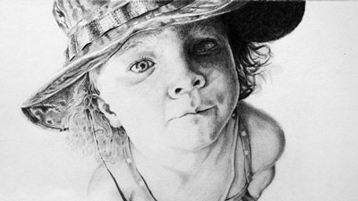 如何用石墨铅笔画肖像