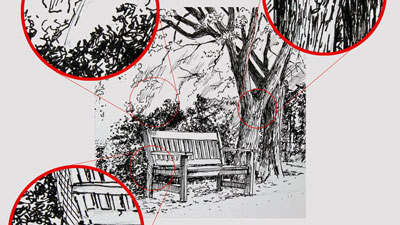 水墨绘画课-孵化和交叉孵化