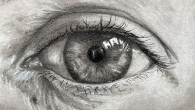 眼睛正面视图绘制课