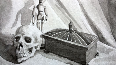 水墨洗静物人生课