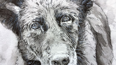 水墨画和笔墨的混合方法