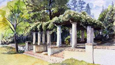 水彩山水系列课程